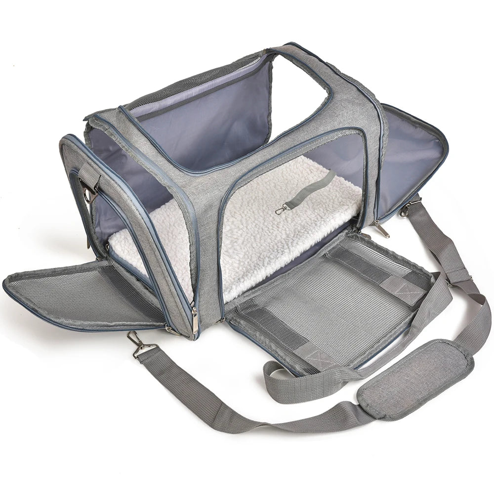 Airline Approved Soft Pet Carrier Backpack for Travel Adventures