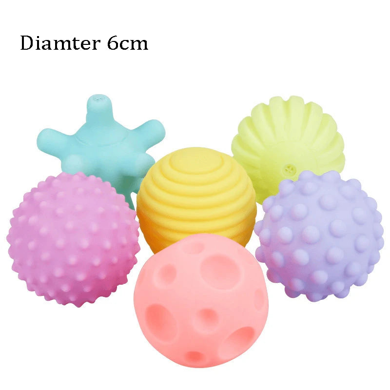 Squeaky Rubber Dog Ball Toy for Small Puppies Play