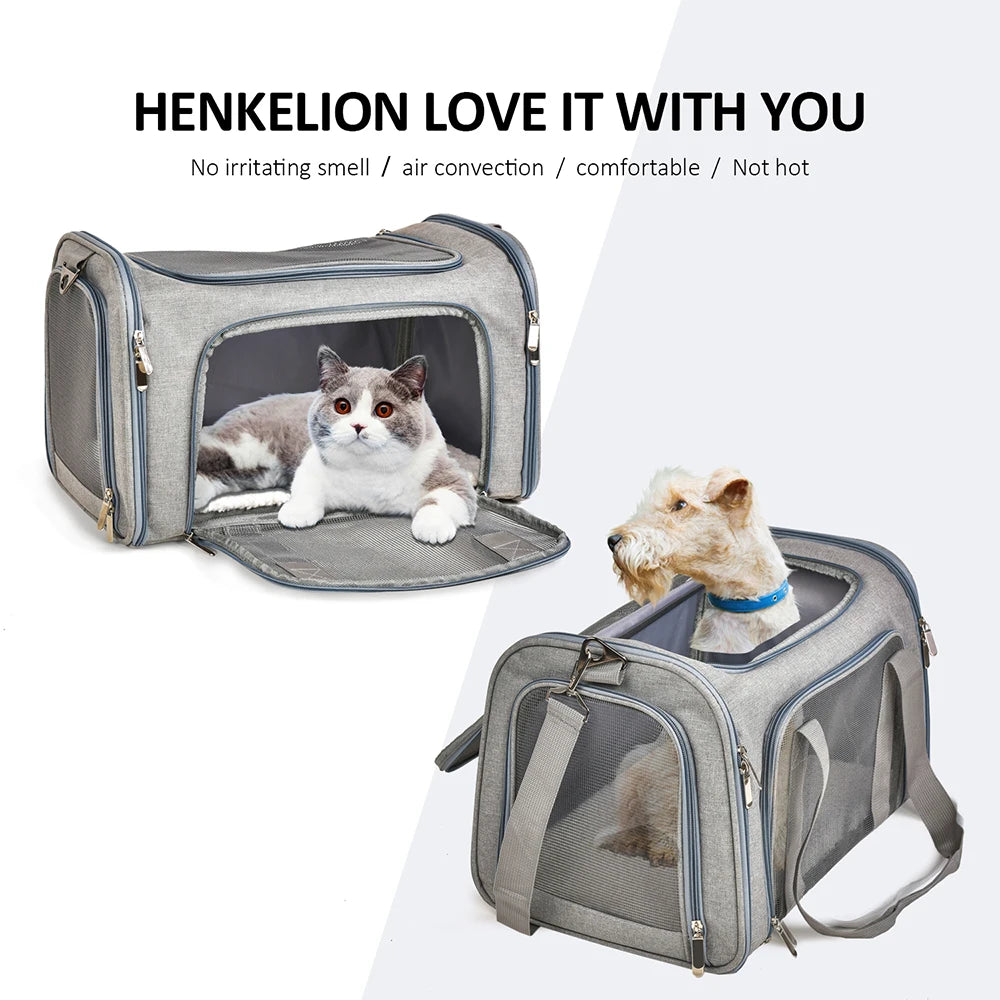 Airline Approved Soft Pet Carrier Backpack for Travel Adventures