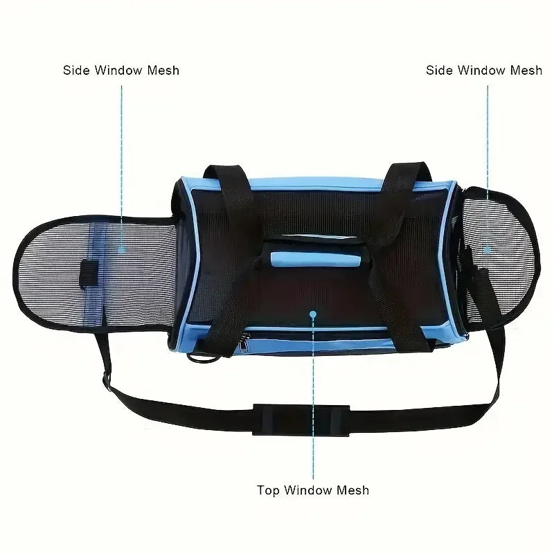 Breathable Foldable Pet Carrier Bag for Small Dogs Cats
