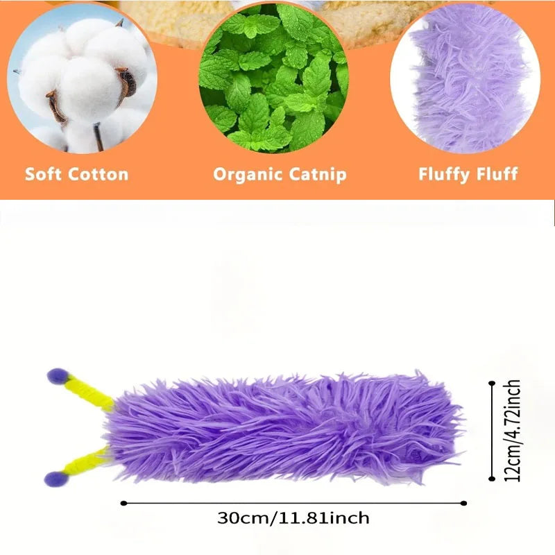 Soft Plush Cat Pillow Toy for Chewing and Play