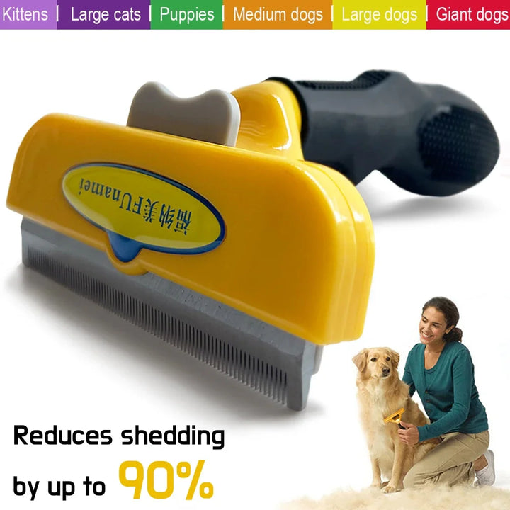 Pet Grooming Brush for Dogs and Cats Hair Removal