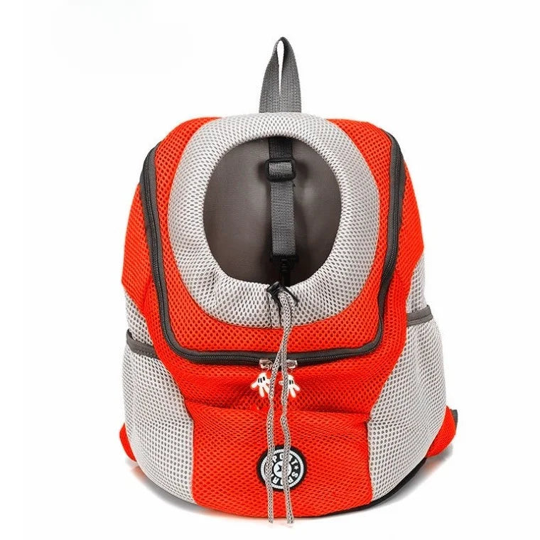 Portable Mesh Pet Carrier Backpack for Outdoor Travel Adventures
