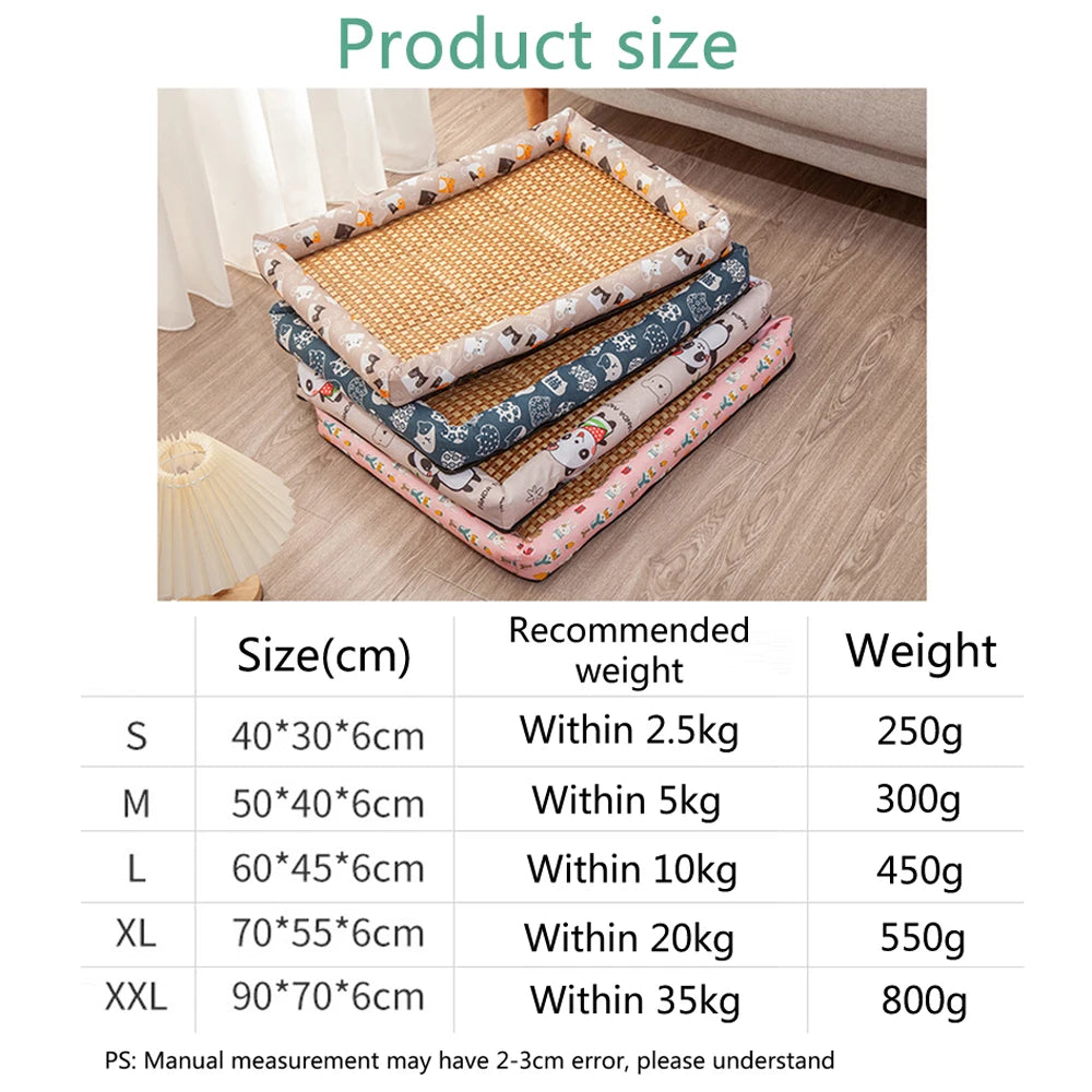 Breathable Summer Cooling Pet Mat for Dogs and Cats