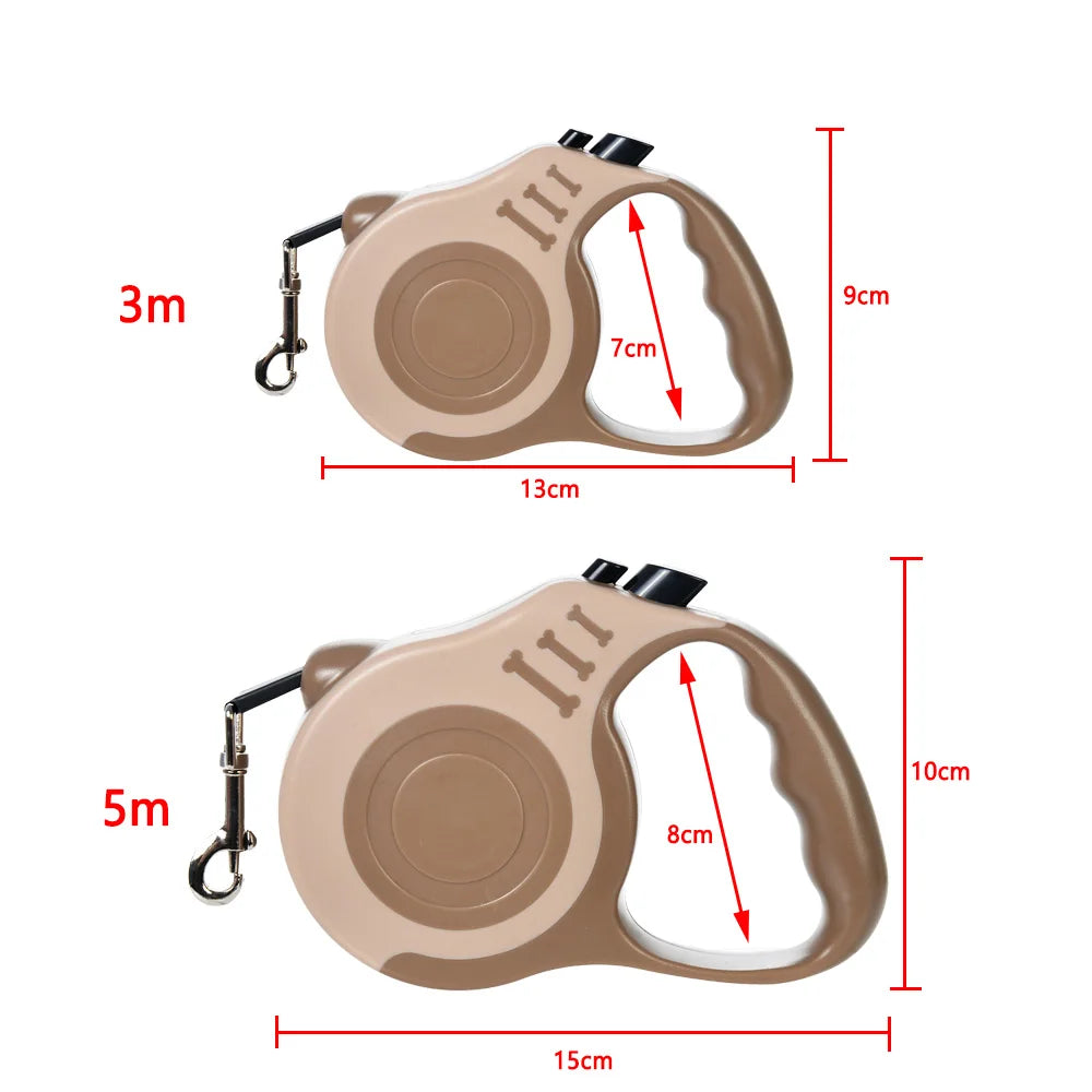 Retractable Dog Leash for Walking Hiking Small Large Dogs