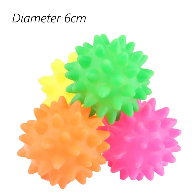 Squeaky Rubber Dog Ball Toy for Small Puppies Play