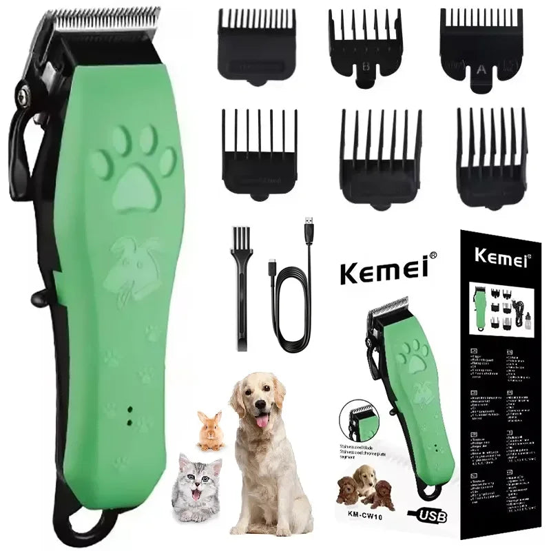 Rechargeable Pet Hair Clipper Professional Grooming Trimmer for Dogs