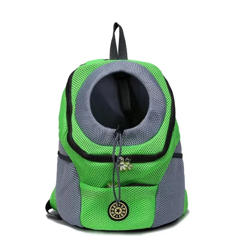 Portable Mesh Pet Carrier Backpack for Outdoor Travel Adventures