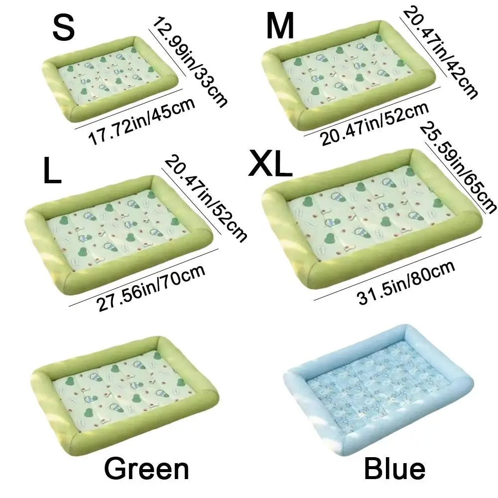 Breathable Cooling Pet Bed Soft Sleeping Mat for Dogs