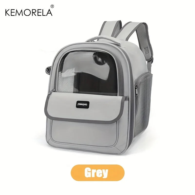 Breathable Foldable Pet Carrier Backpack for Travel and Hiking