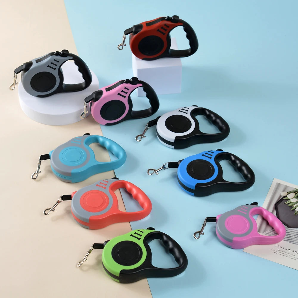 Retractable Dog Leash for Walking Hiking Small Large Dogs