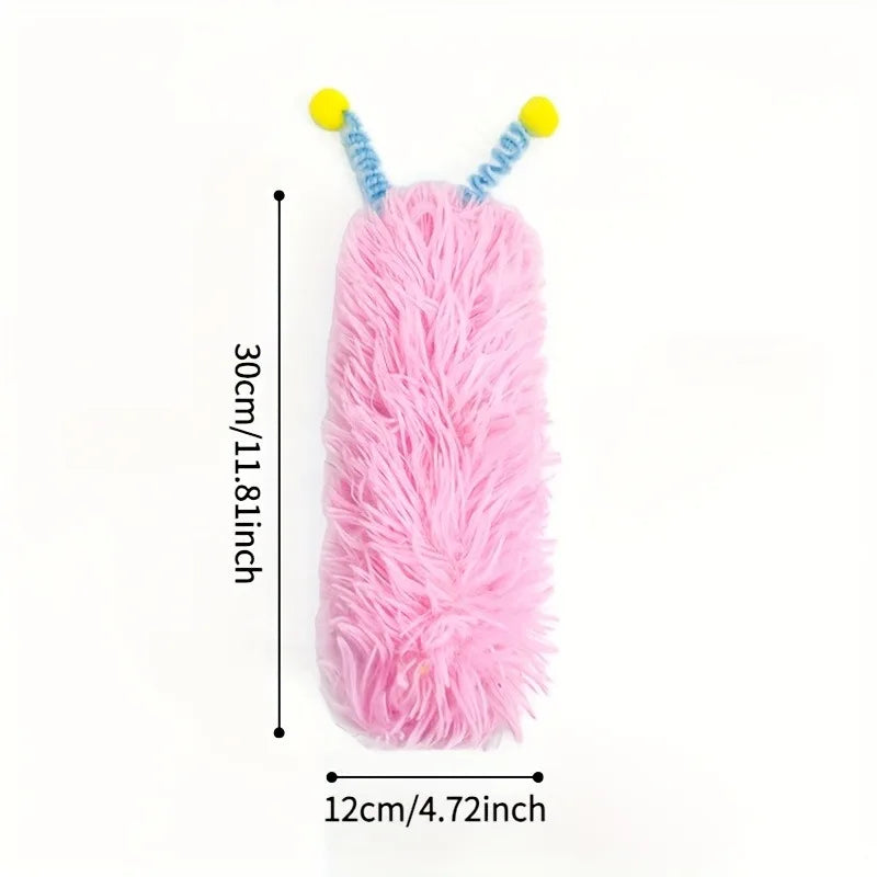Soft Plush Cat Pillow Toy for Chewing and Play