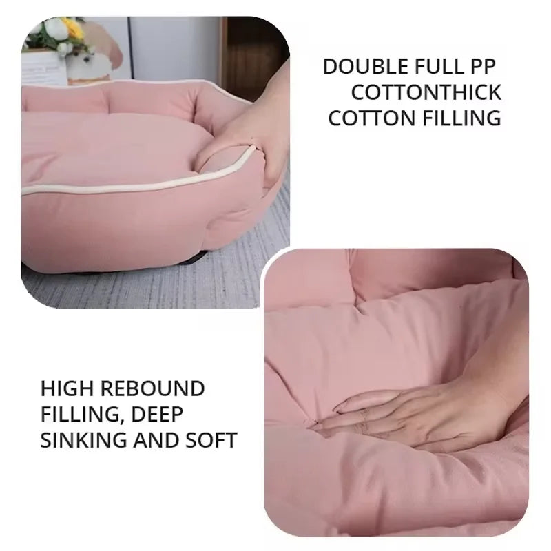Large Pet Sofa Bed Warm Sleeping Cushion for Dogs