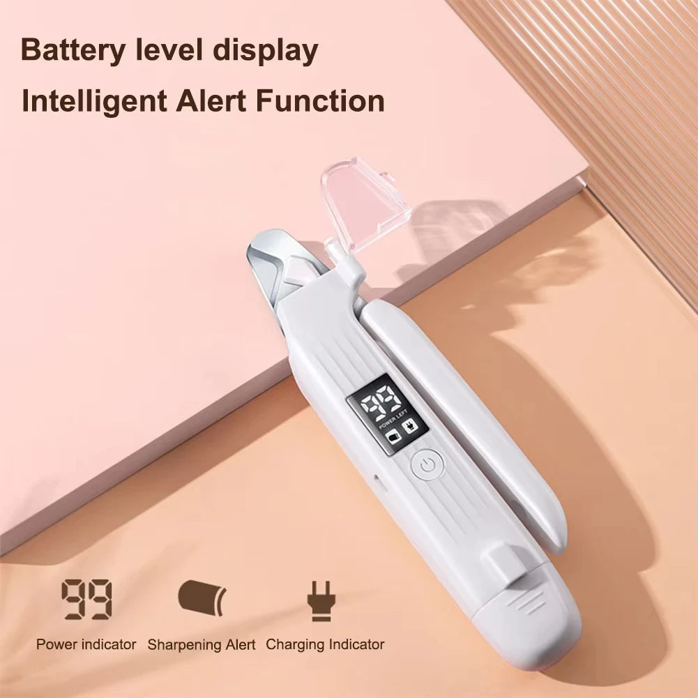 2-in-1 Electric Pet Nail Trimmer and Grinder with LED