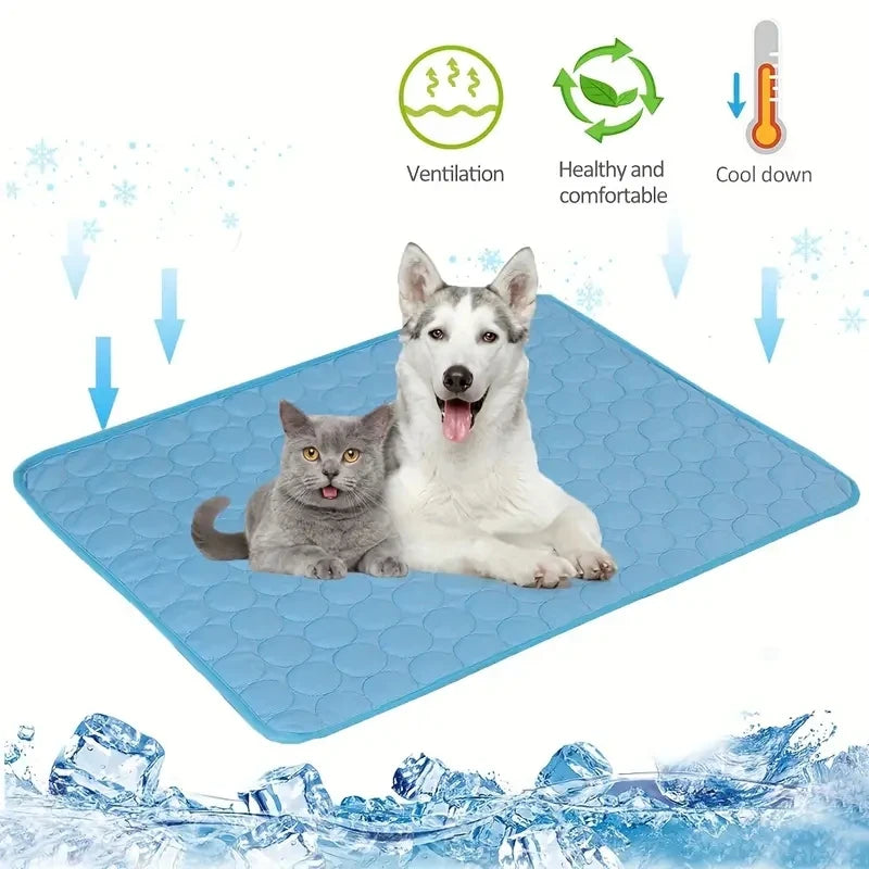 Summer Cooling Pet Mat Durable Ice Pad for Dogs