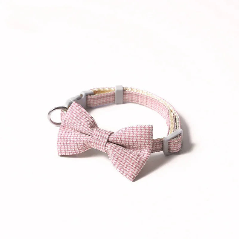 Cute Bow Tie Pet Collar Adjustable for Dogs and Cats
