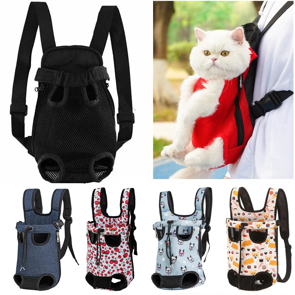Adjustable Pet Carrier Backpack for Travel Camping and Hiking