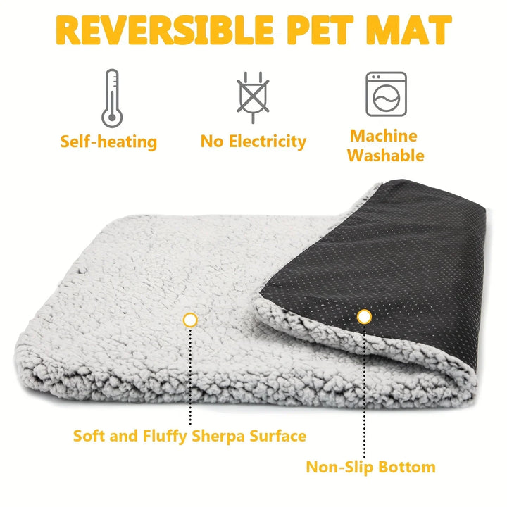 Winter Self-Heating Pet Pad for Dogs and Cats Comfort