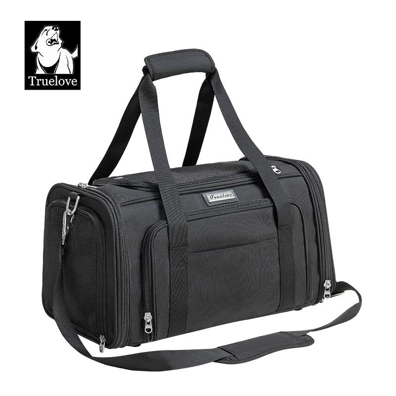 Foldable Oxford Pet Carrier Backpack with Large Travel Space