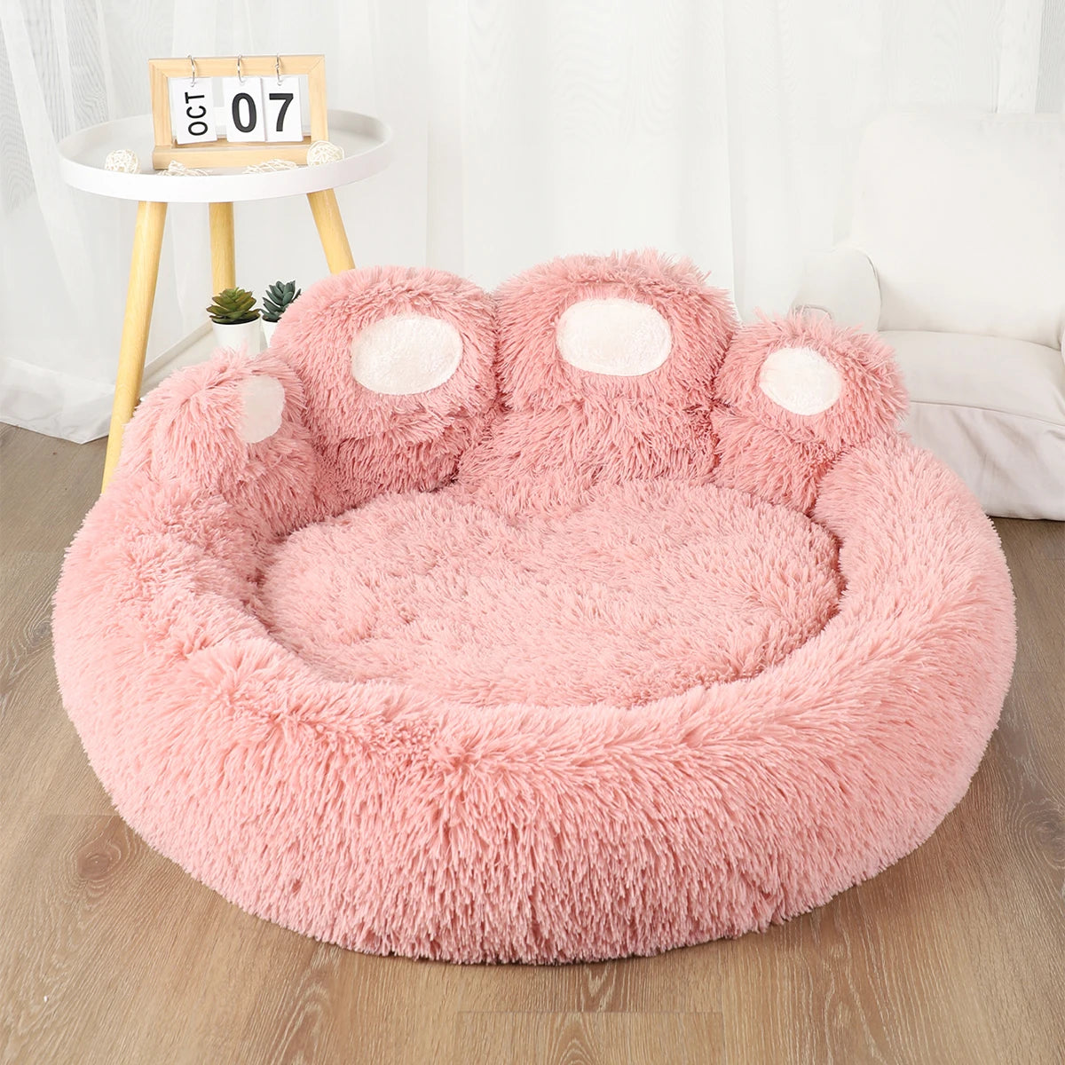 Plush Winter Dog Sofa Bed Warm Kennel for Pets
