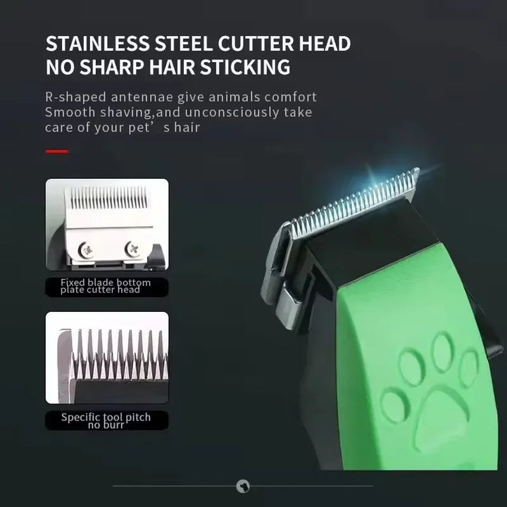 Rechargeable Pet Hair Clipper Professional Grooming Trimmer for Dogs