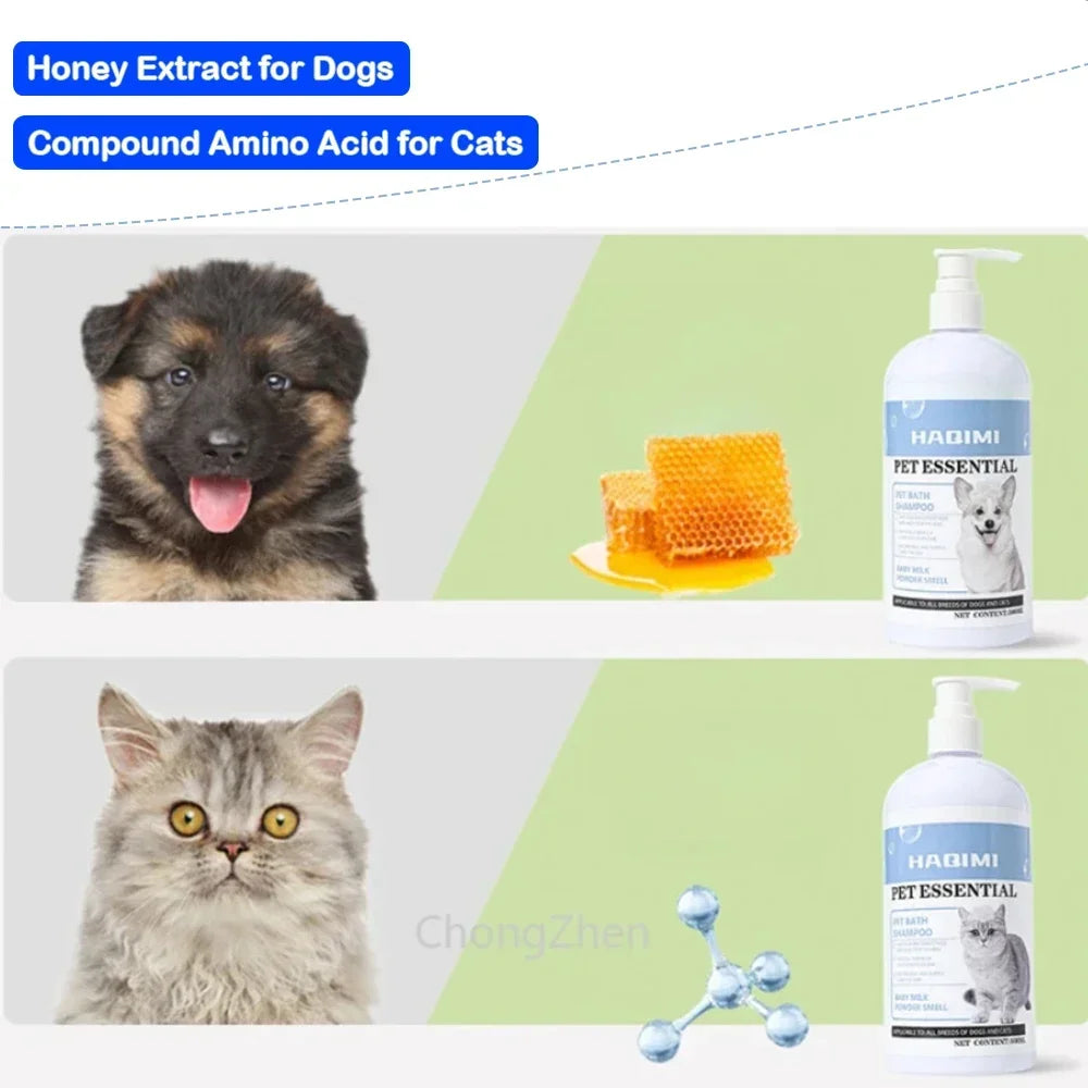 Gentle Pet Shampoo for Dogs and Cats Deodorizing Care