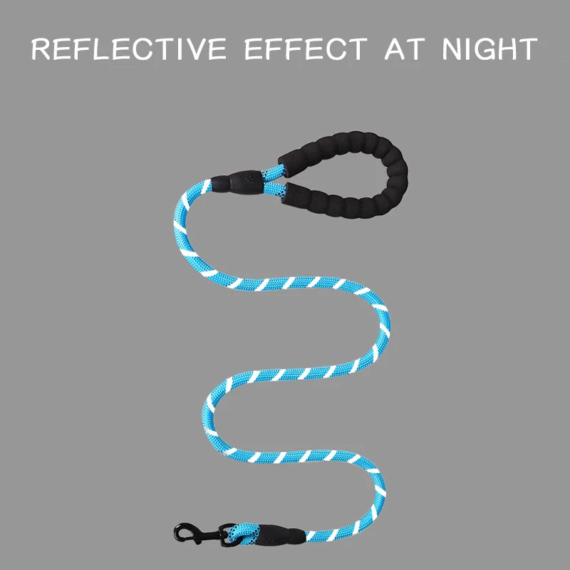 Reflective Heavy-Duty Dog Leash for Small and Large Dogs