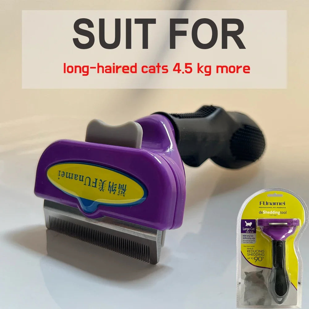 Pet Grooming Brush for Dogs and Cats Hair Removal