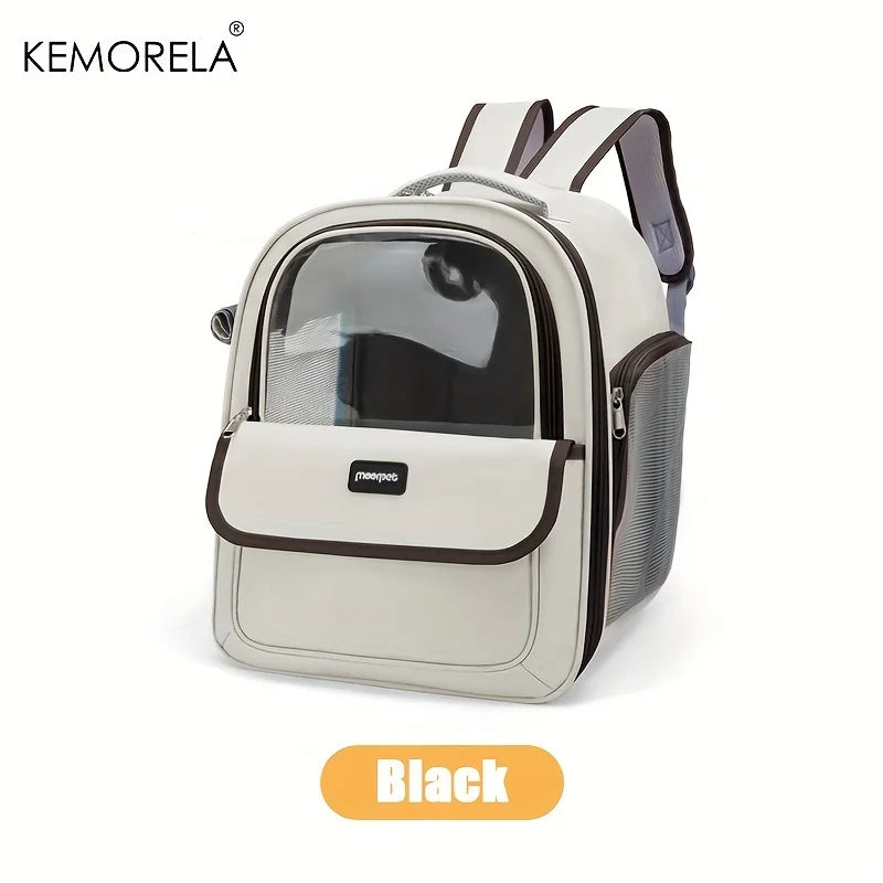 Breathable Foldable Pet Carrier Backpack for Travel and Hiking