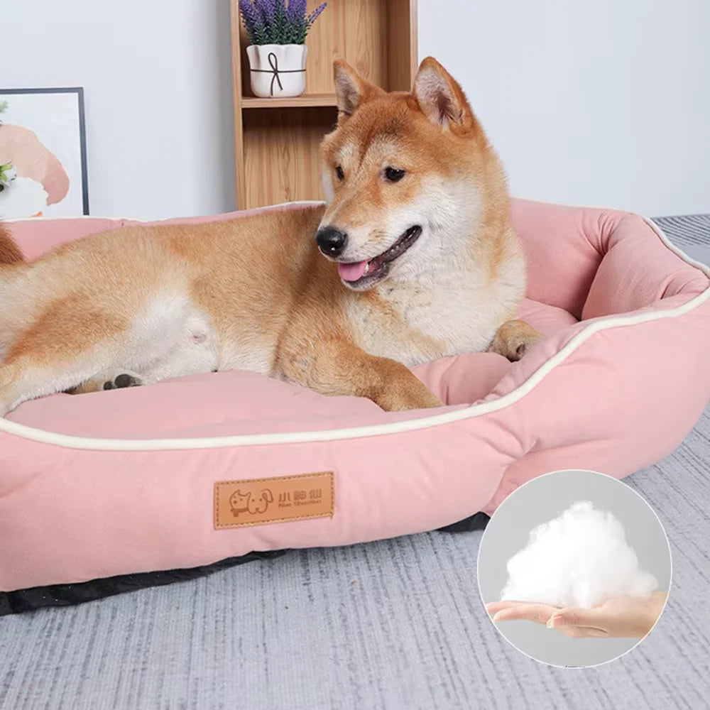 Large Pet Sofa Bed Warm Sleeping Cushion for Dogs