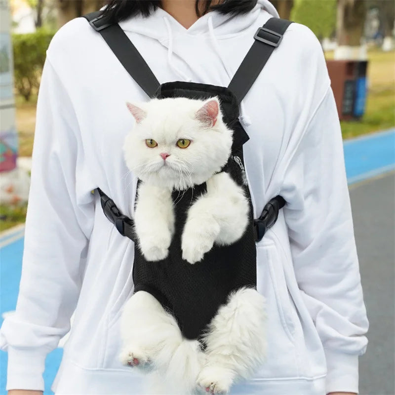 Adjustable Pet Carrier Backpack for Travel Camping and Hiking