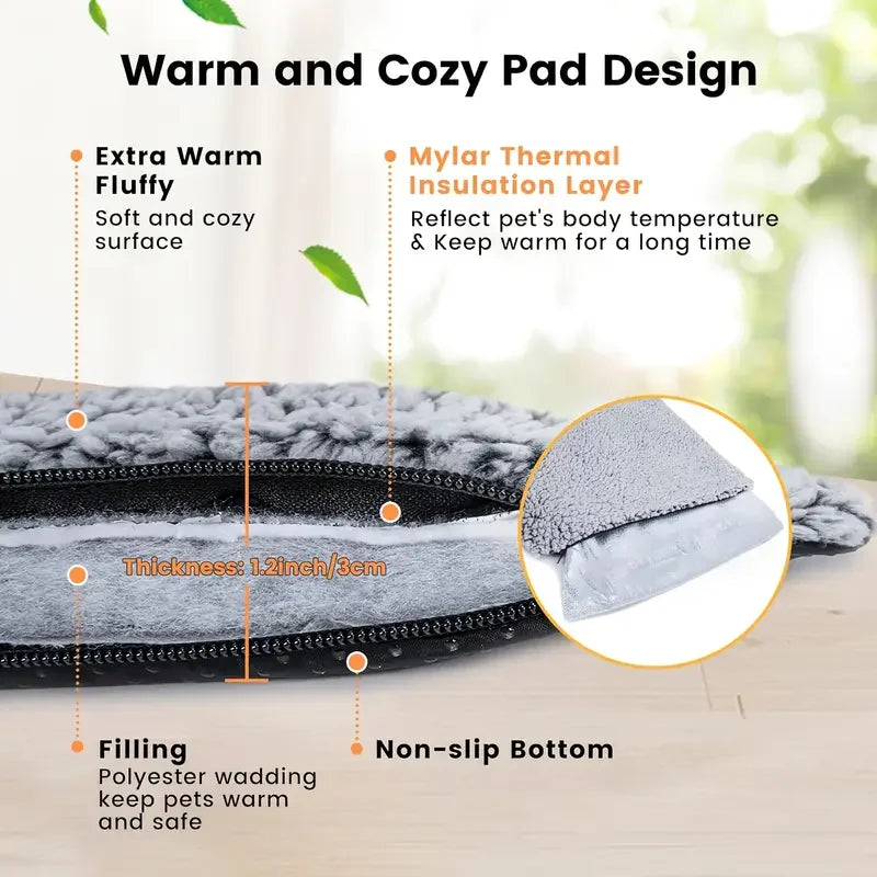 Winter Self-Heating Pet Pad for Dogs and Cats Comfort