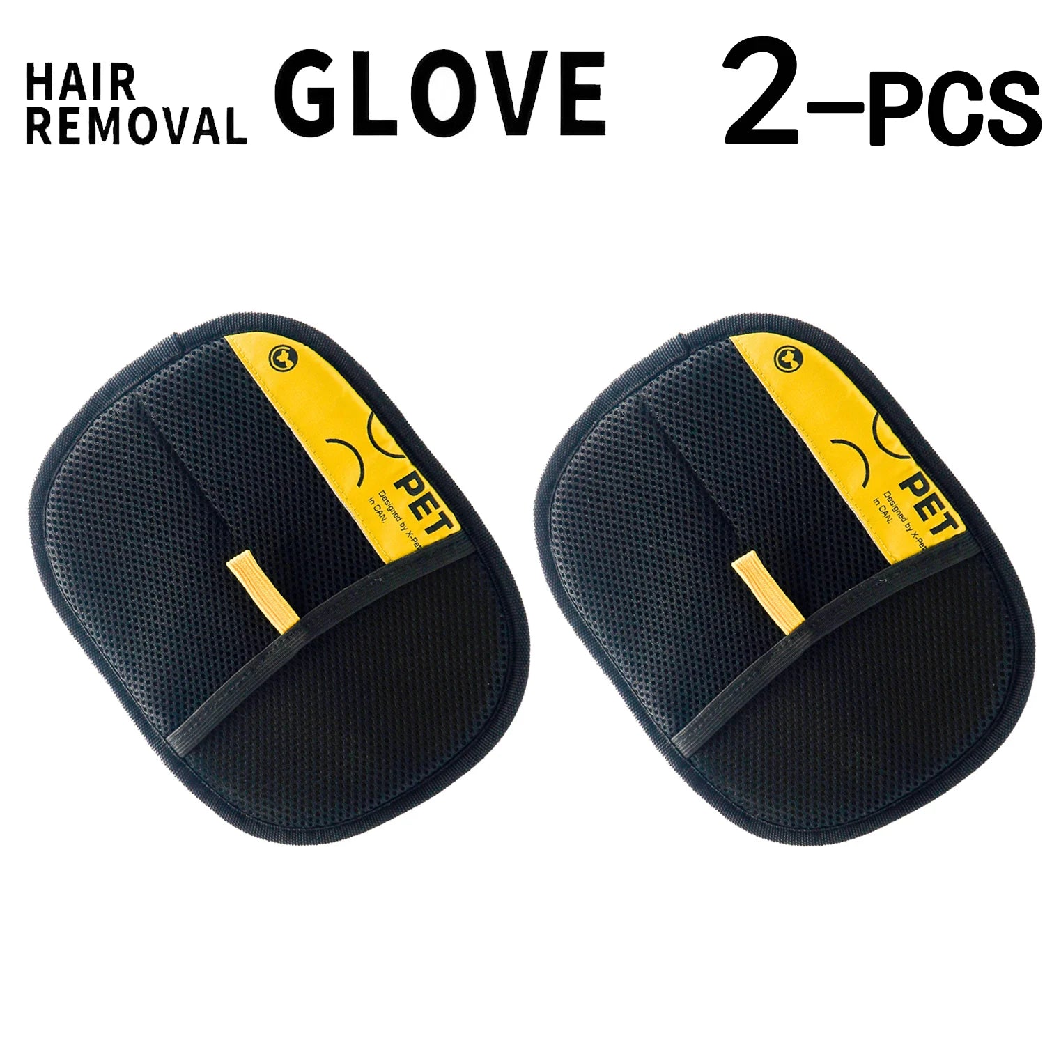 Reusable Pet Grooming Glove with Lint Roller Hair Remover