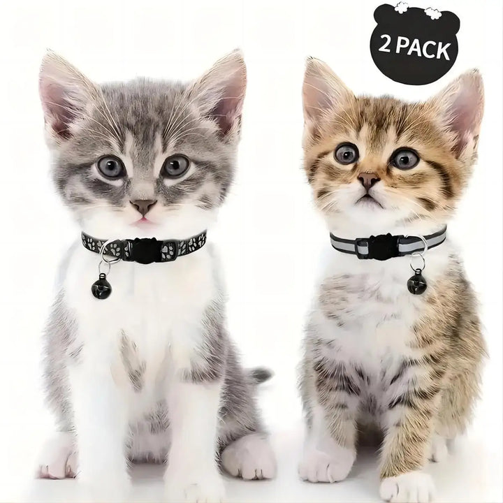 Reflective Pet Collar Set with Anti-Lost Safety Design