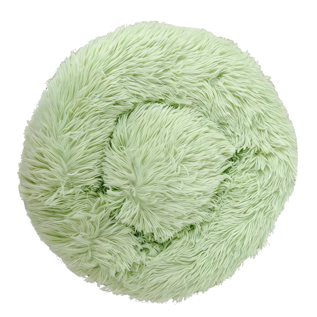 Round Plush Pet Bed Warm Washable Sofa for Dogs
