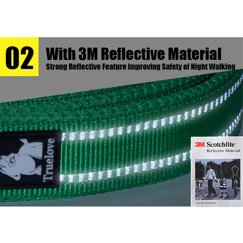 Reflective Padded Pet Leash for Dog Cat Walking Training