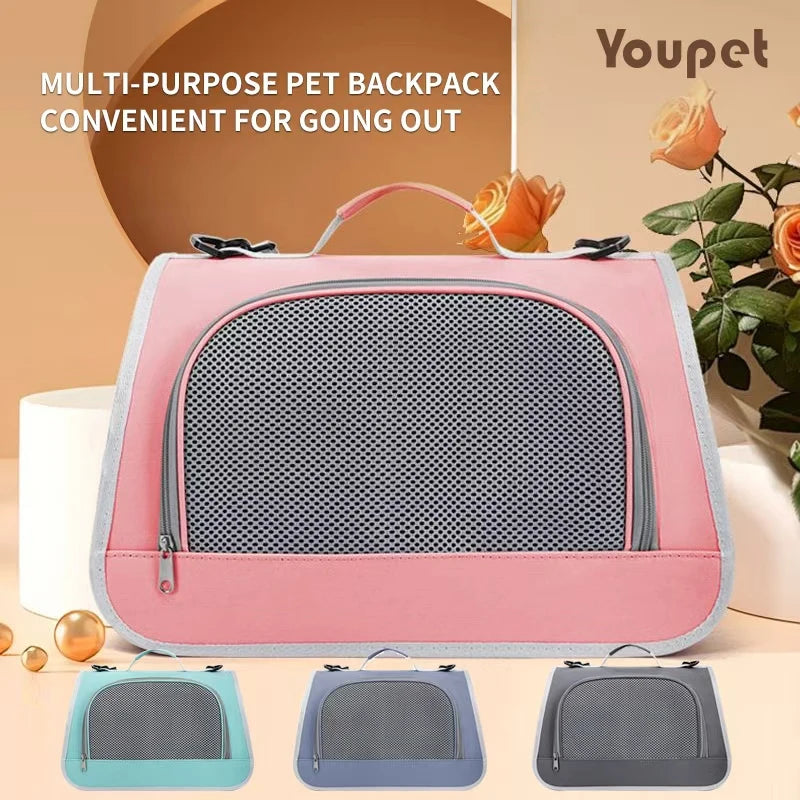 Breathable Portable Pet Shoulder Carrier Bag for Travel Outings