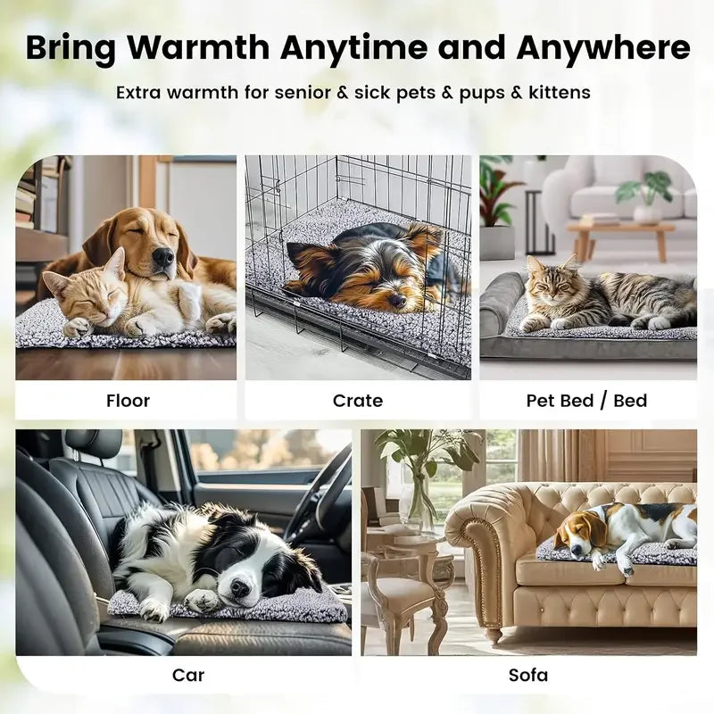 Winter Self-Heating Pet Pad for Dogs and Cats Comfort