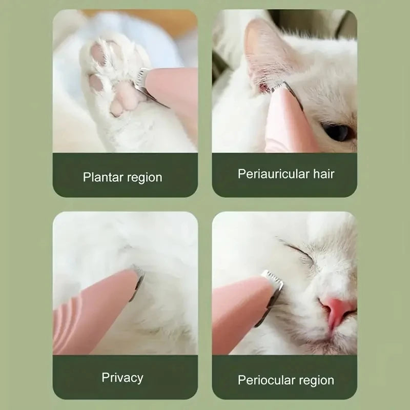 Pet Hair Trimmer for Paw Face and Hygiene Grooming