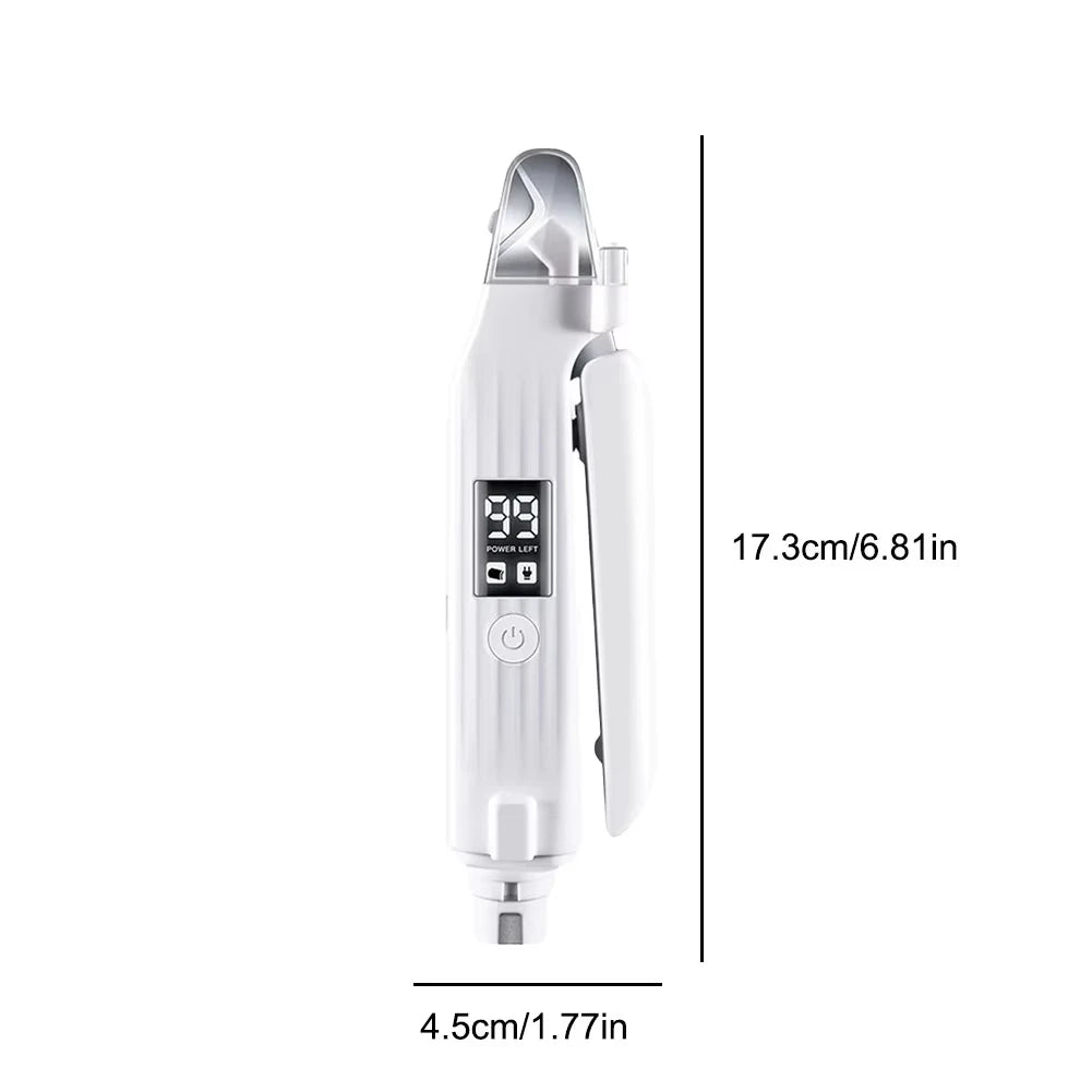 2-in-1 Electric Pet Nail Trimmer and Grinder with LED