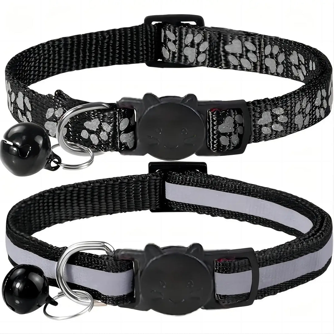 Reflective Pet Collar Set with Anti-Lost Safety Design