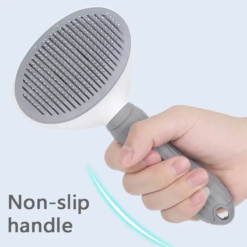 Self-Cleaning Pet Brush for Dogs and Cats Grooming Care