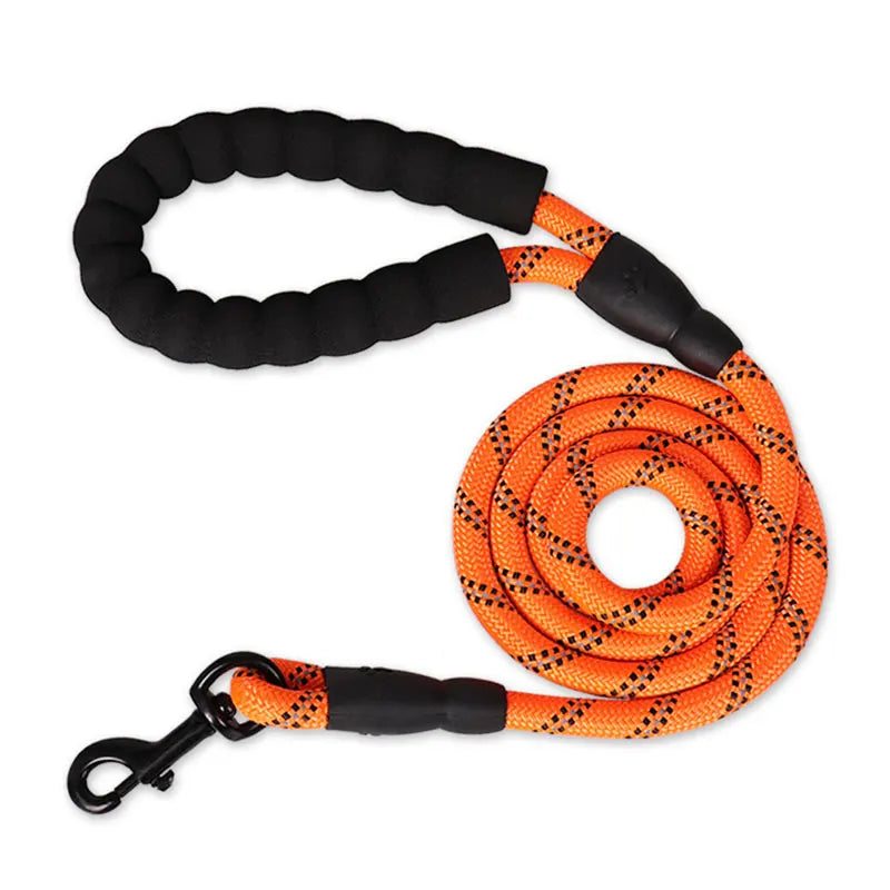 Reflective Heavy-Duty Dog Leash for Small and Large Dogs