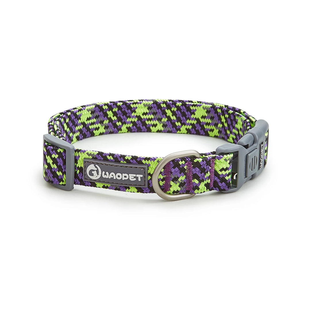 Reflective Adjustable Dog Collar Durable Nylon for Medium Dogs