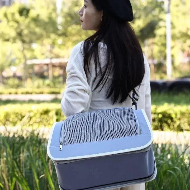 Breathable Portable Pet Shoulder Carrier Bag for Travel Outings