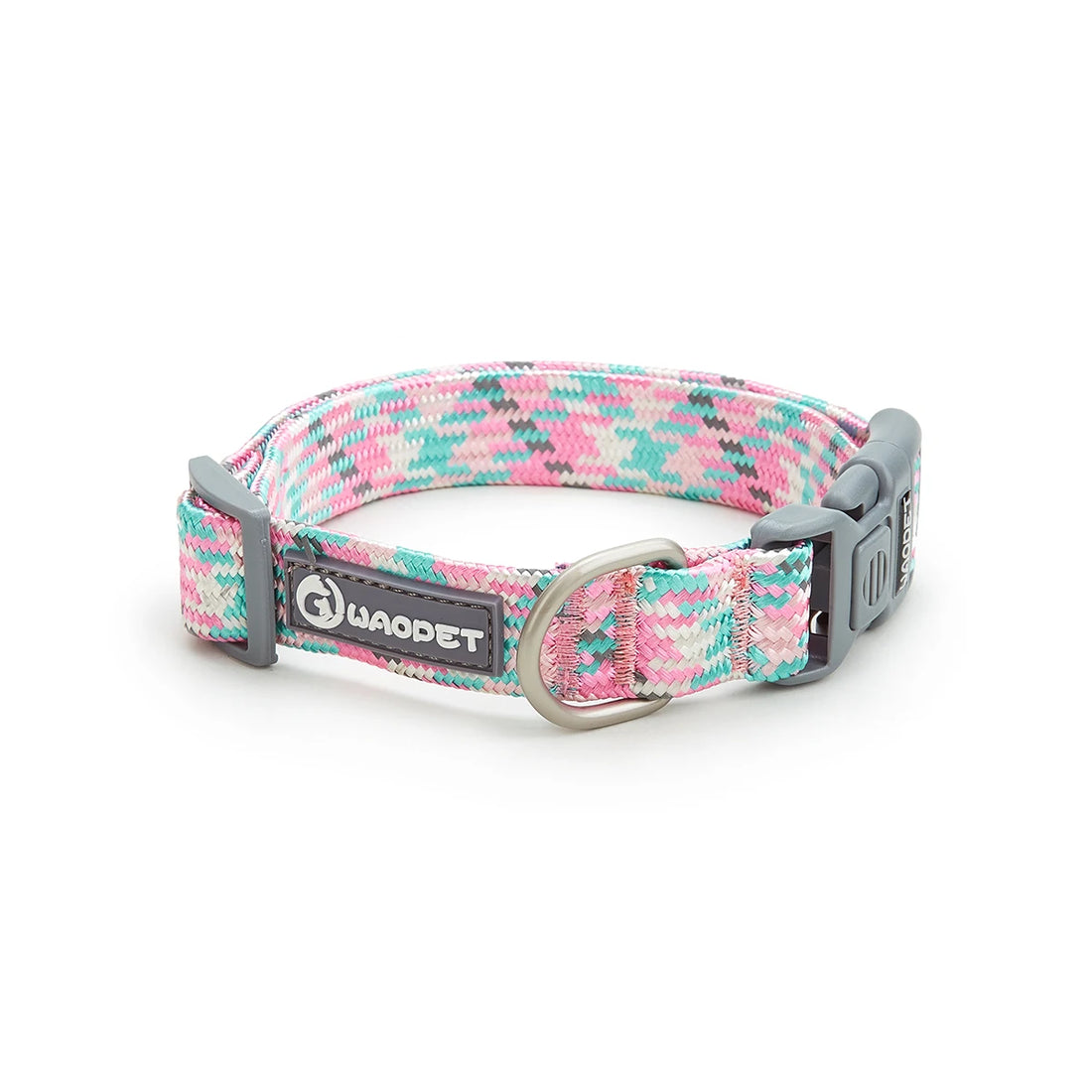 Reflective Adjustable Dog Collar Durable Nylon for Medium Dogs