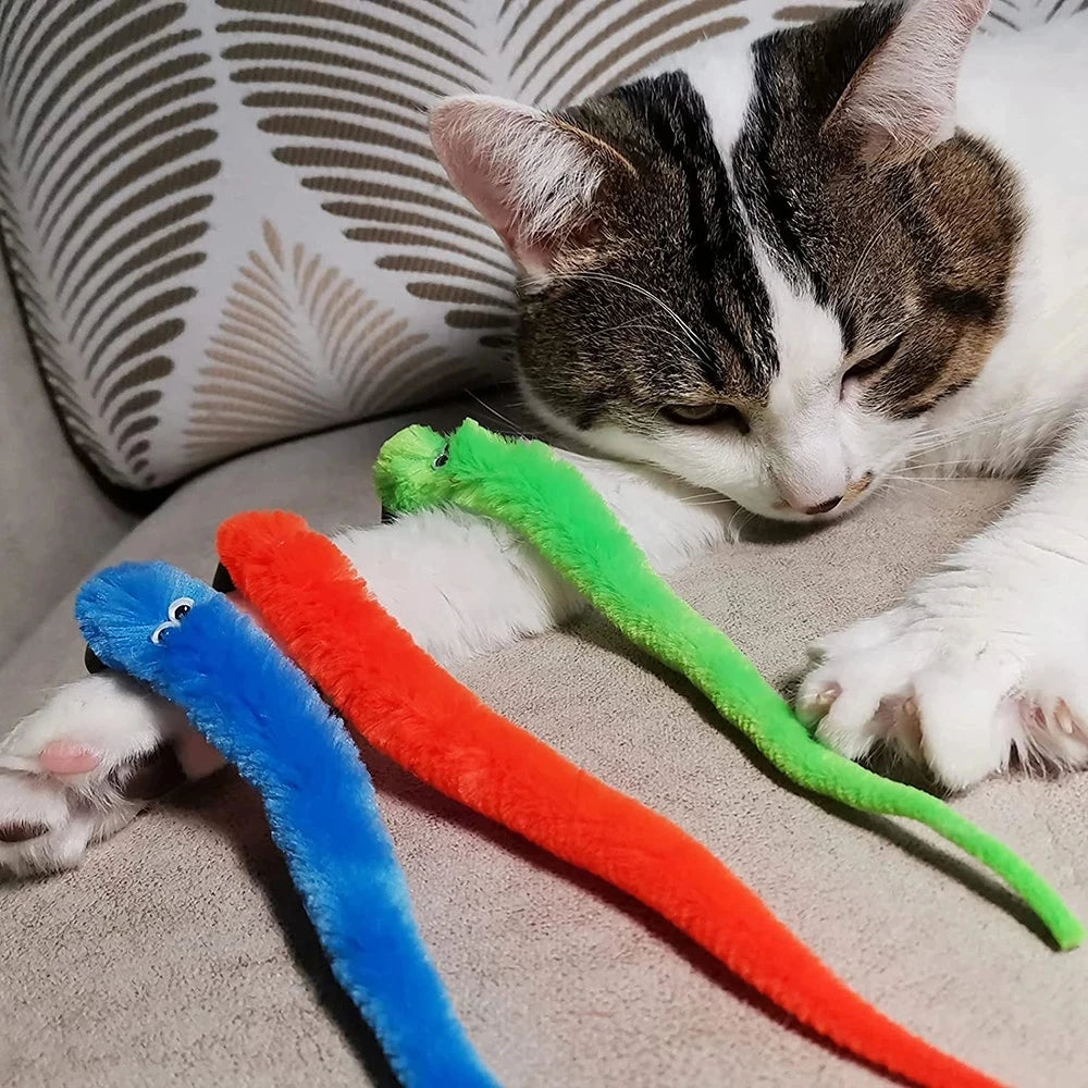 Replacement Worm Cat Toy Heads for Interactive Teaser Wands