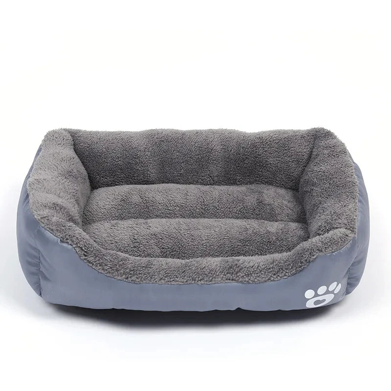 Soft Plush Dog Sofa Bed Warm Washable Pet Cushion
