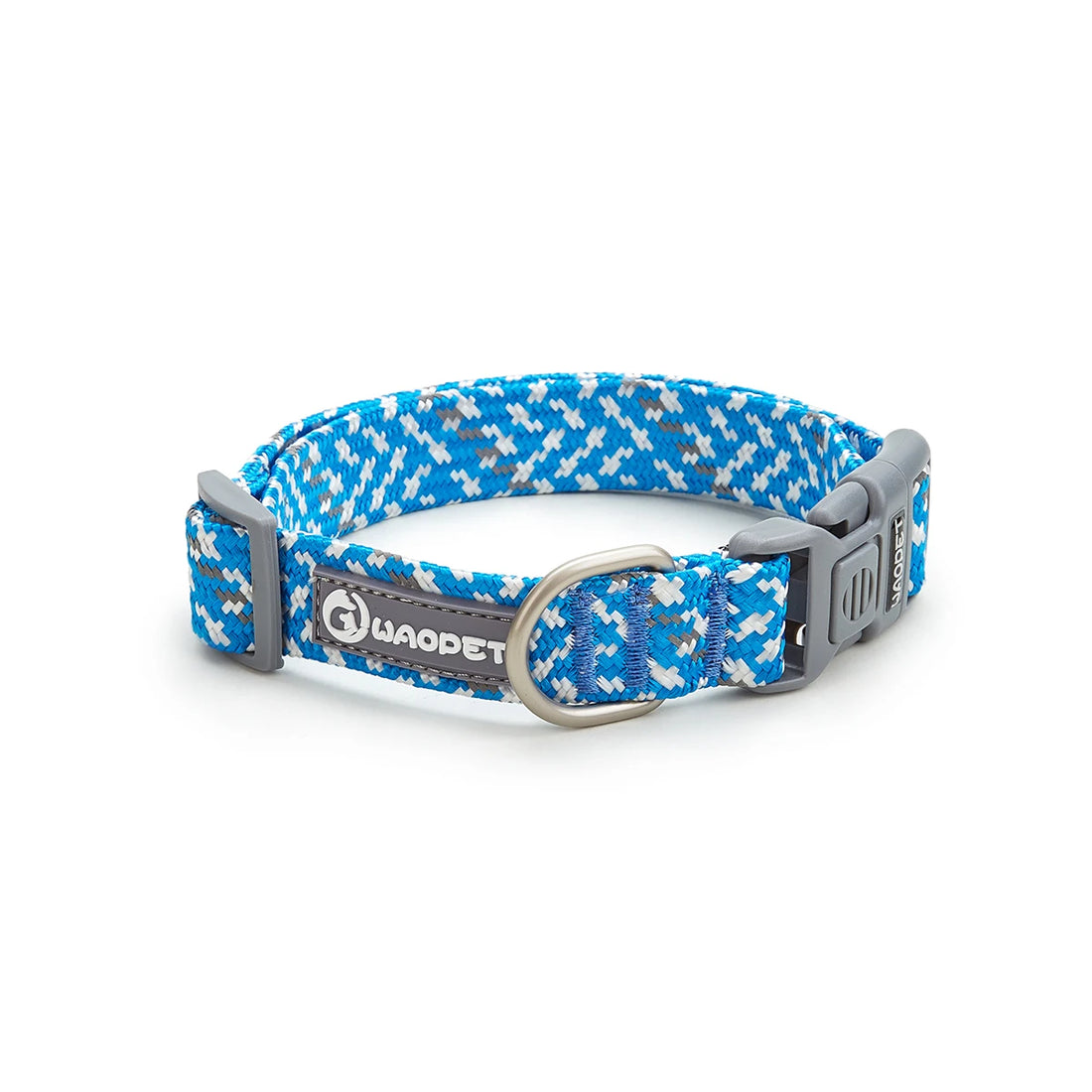 Reflective Adjustable Dog Collar Durable Nylon for Medium Dogs