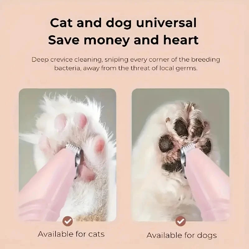 Pet Hair Trimmer for Paw Face and Hygiene Grooming